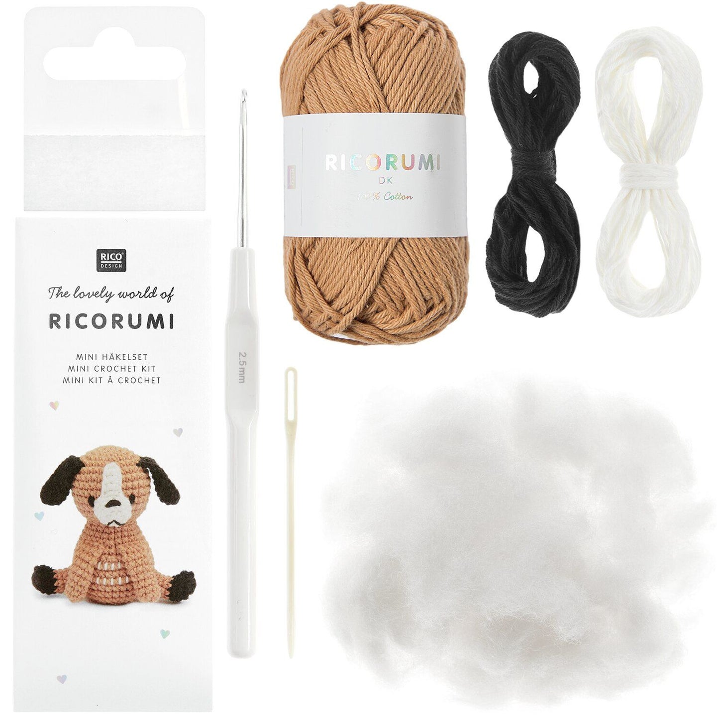 Kit Crochet Ricorumi Chien