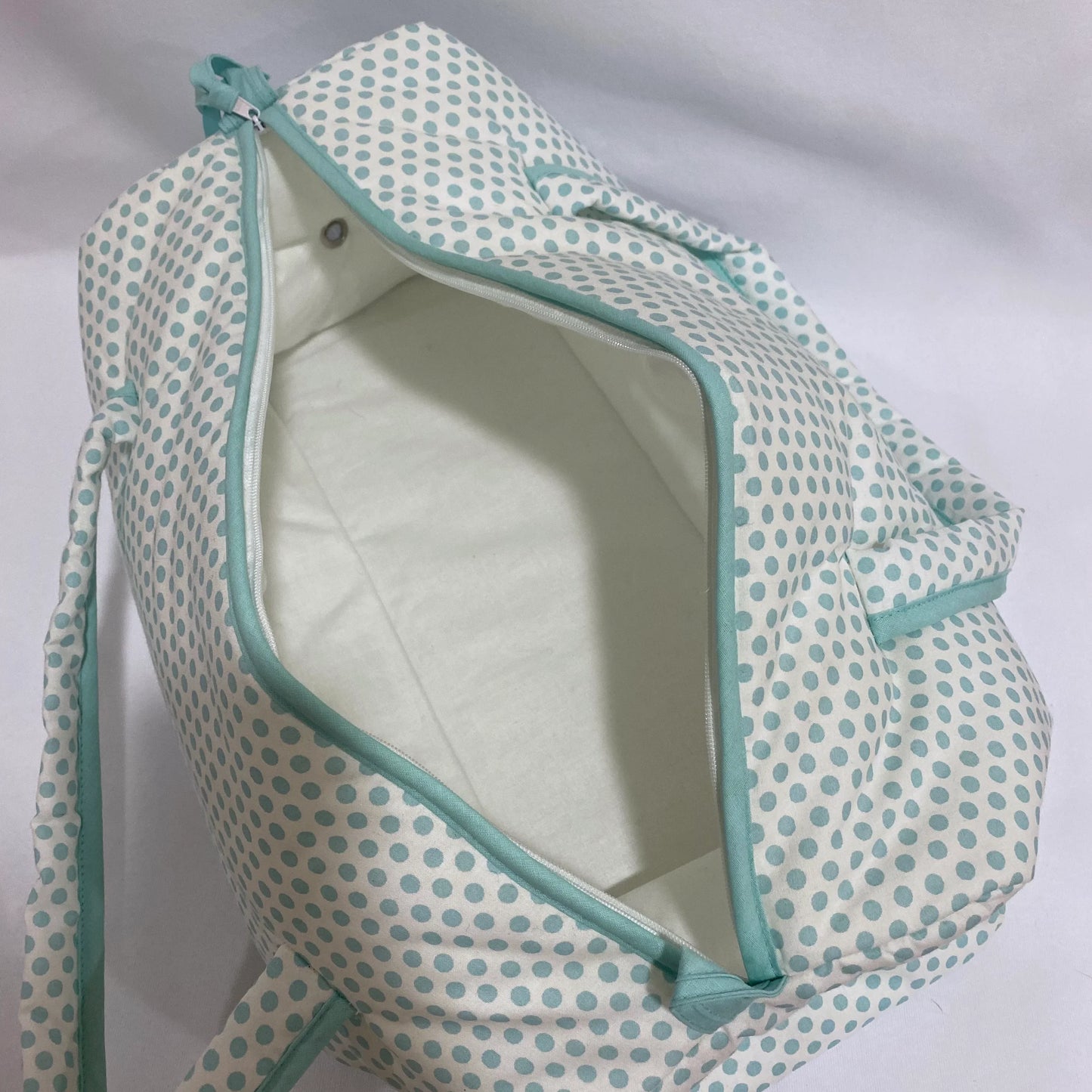 Sac à tricot à pois