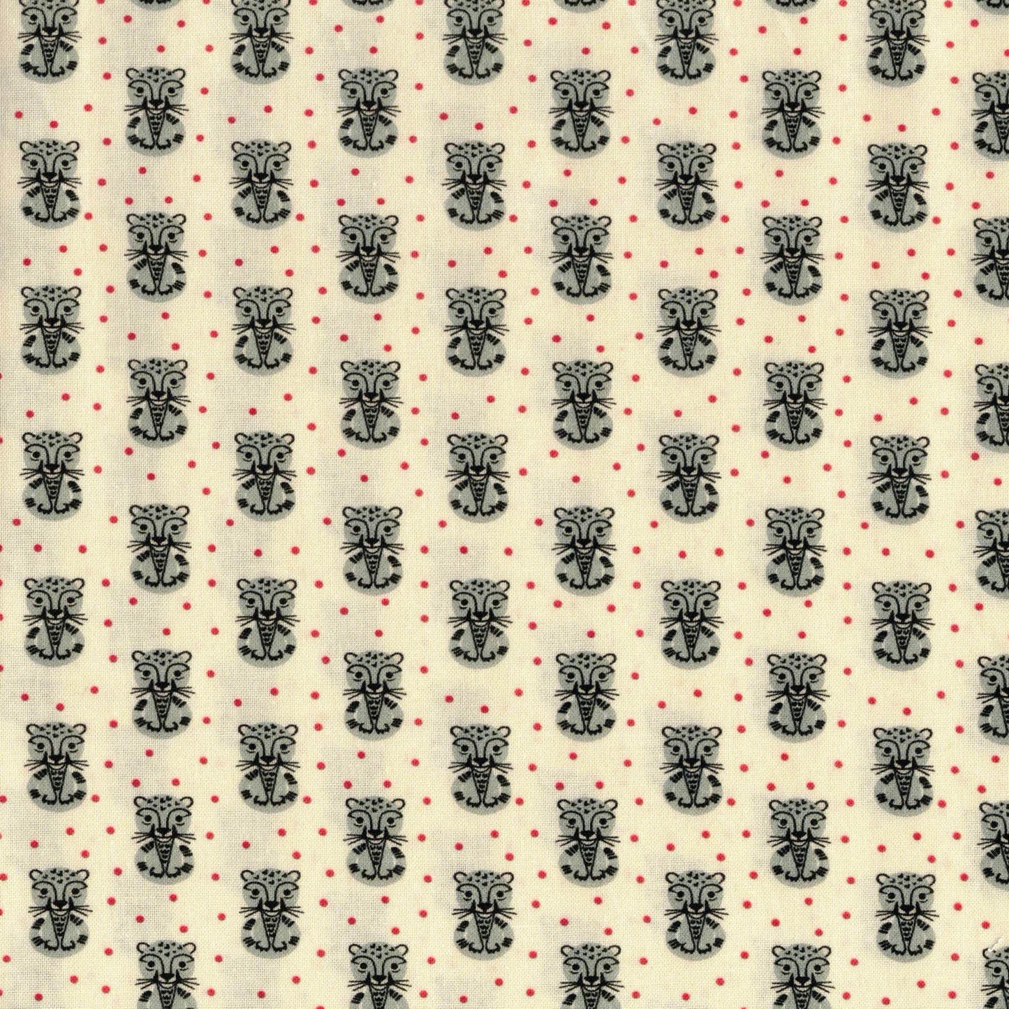 tissu coton imprimé guépards