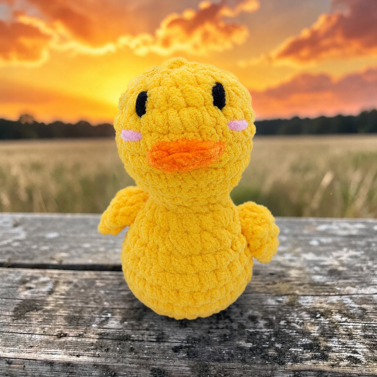 Canard Crochet Fait Main