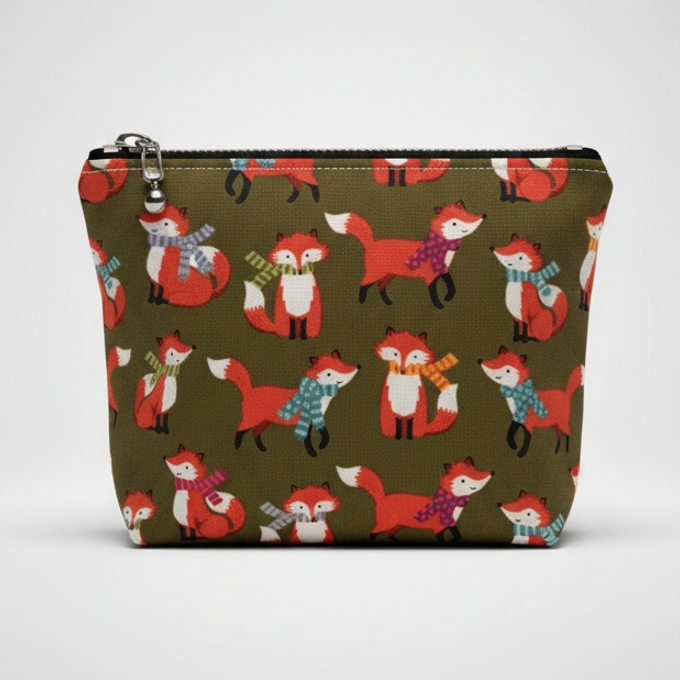 Tissu coton à imprimé renards