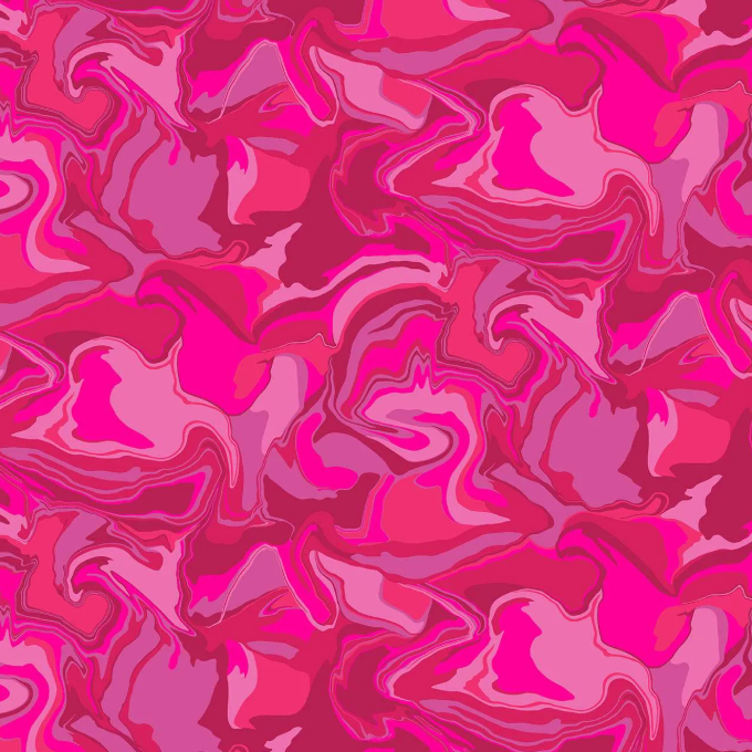 Tissu Coton Patchwork Marbré Rouge à lèvres