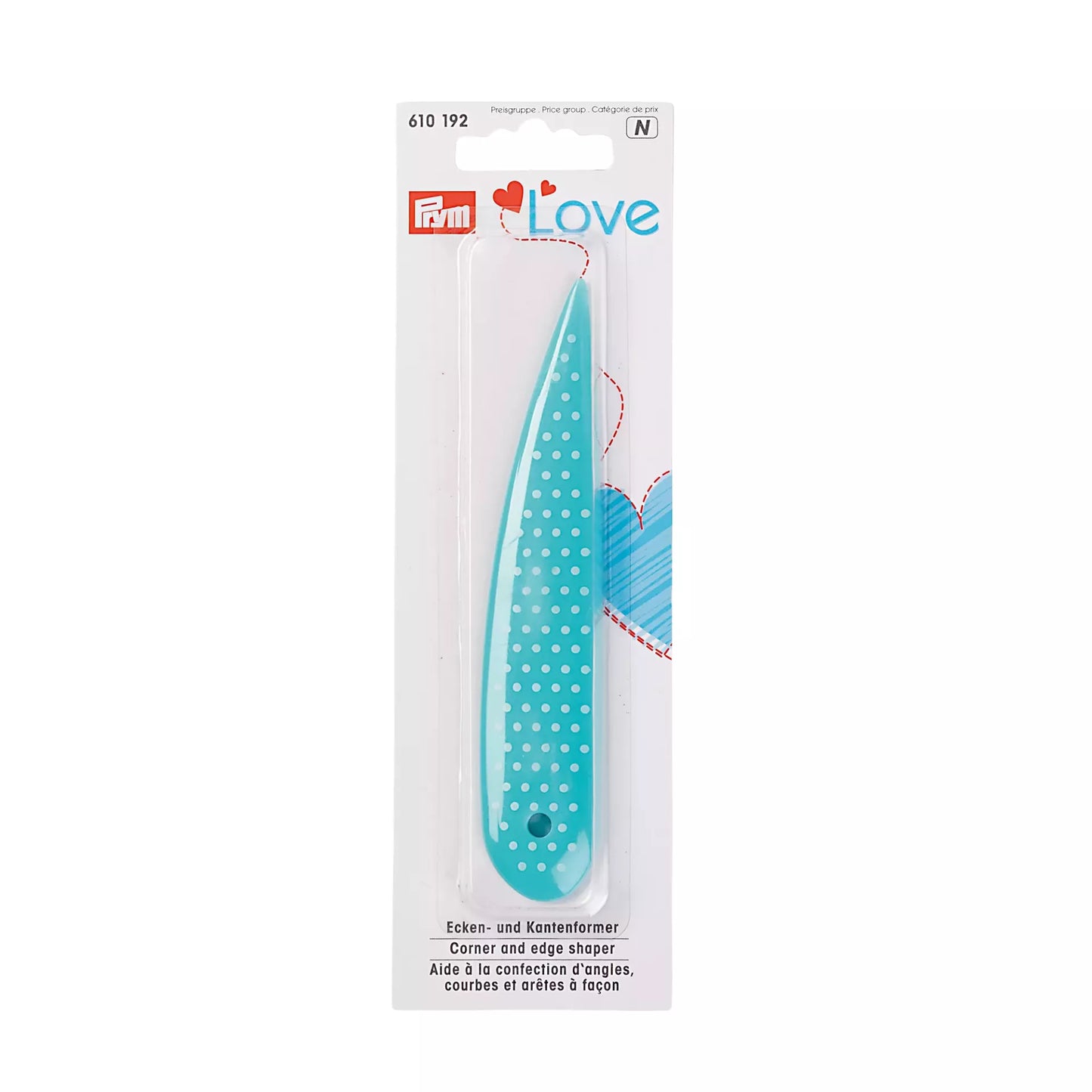 Aide à la confection d‘angles courbes et arêtes à façon « Prym Love » - menthe