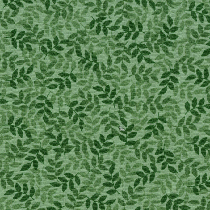 tissu harmony cotton vert feuillage