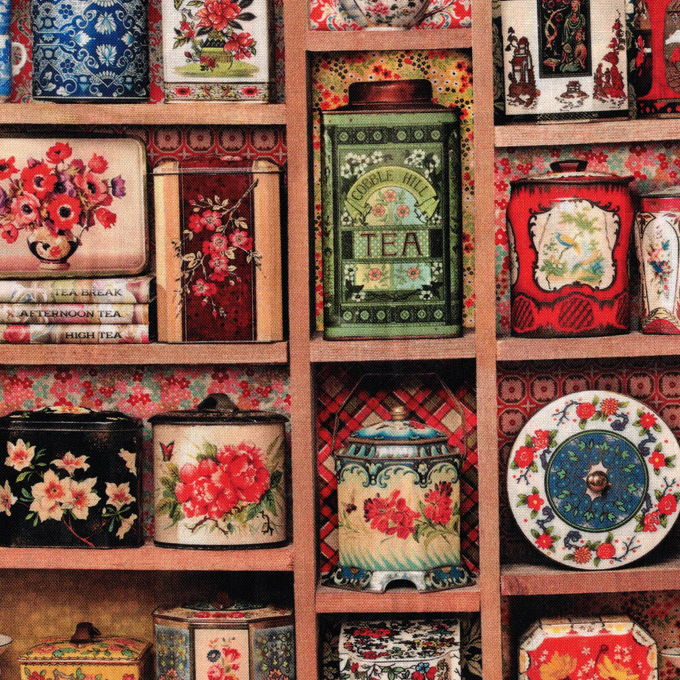 Tissu patchwork Vaisselle