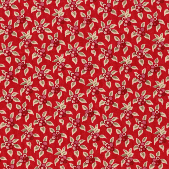 tissu andover tradewinds plumeria rouge