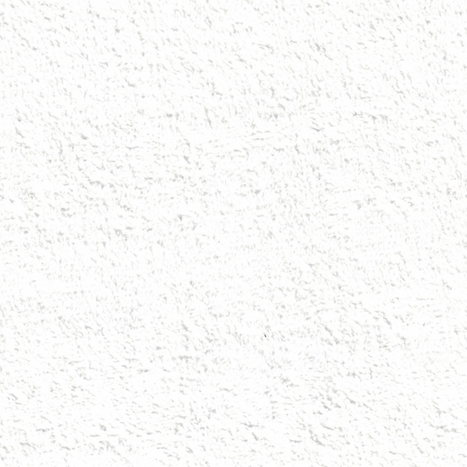 Tissu éponge de coton blanc