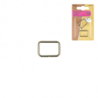 Passants Metal - taille 20 - 120-ARGENT
