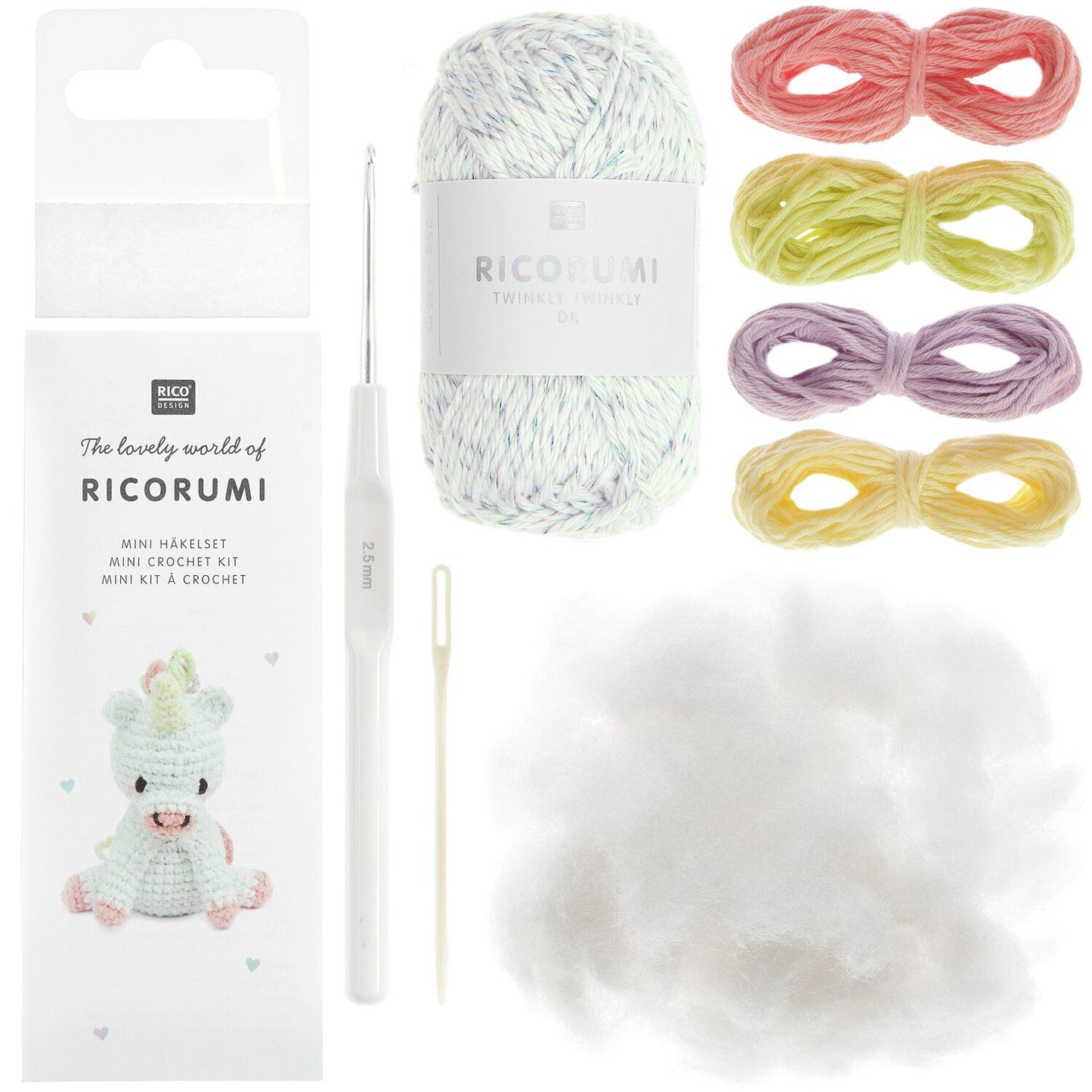 Kit Crochet Ricorumi Licorne