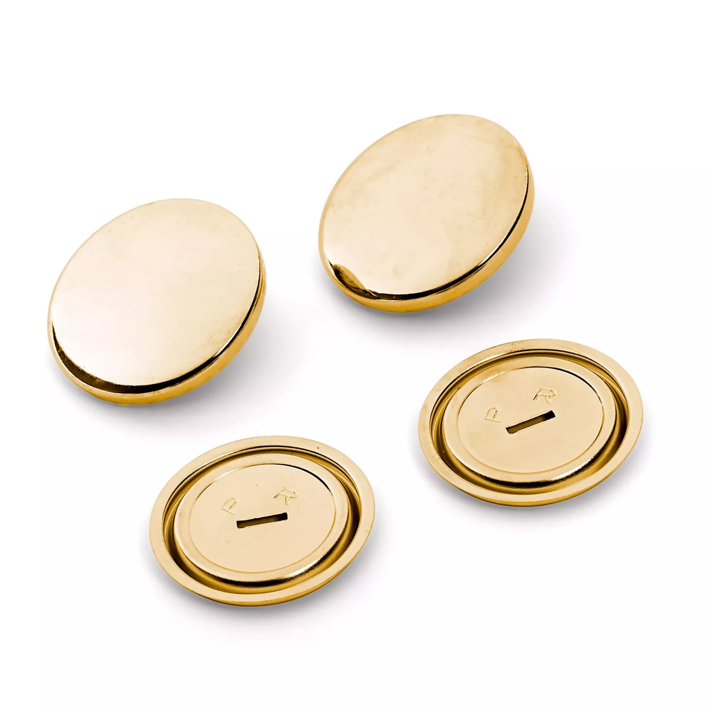 Mediac Boutons à recouvrir, 29mm, or