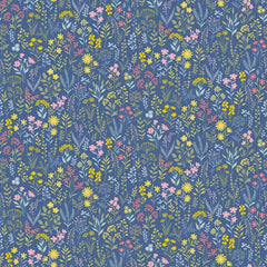 Tissu Patchwork Makower UK Meadow Bleu