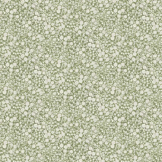 Tissu Patchwork Makower UK Blossom Vert