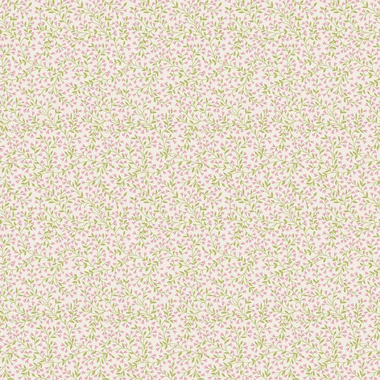 Tissu Patchwork Makower UK Vine Rose