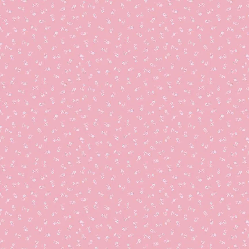 Tissu Patchwork Makower UK Sprig Rose
