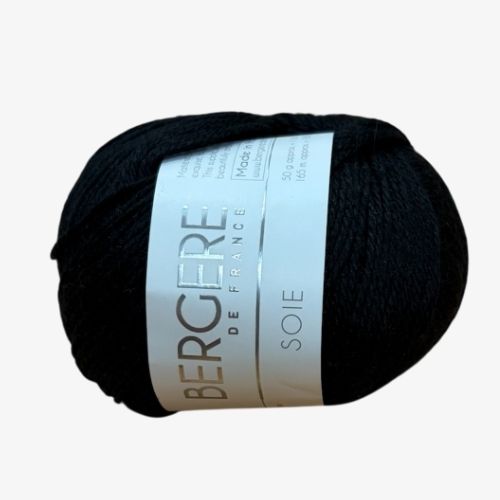 Soie Noir Bergère de France