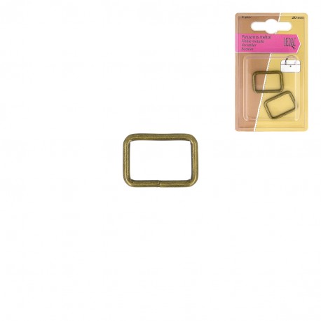 Passants Metal - taille 20 - 8-VIEIL OR