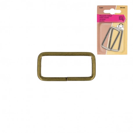 Passants Metal - taille 38 - 8-VIEIL OR