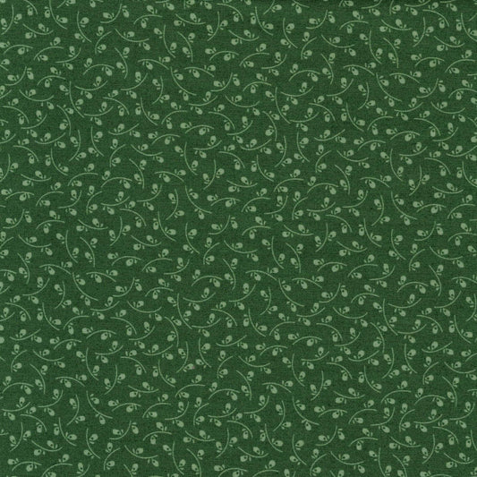 Tissu coton imprimé vert