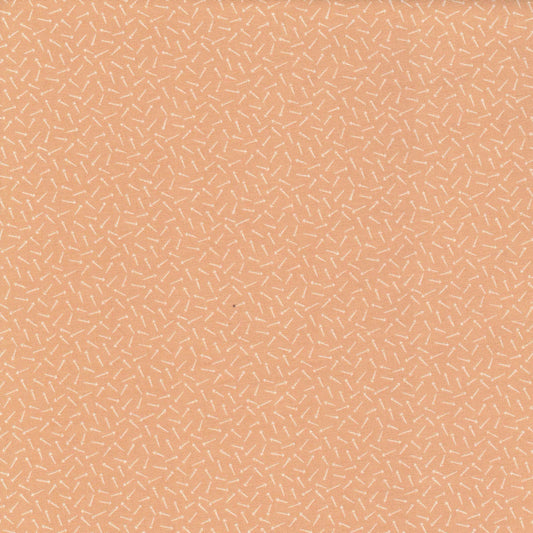 Tissu coton faux uni melon