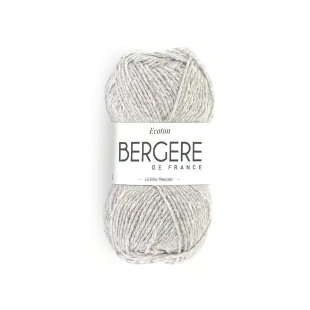 Pelote de fil ECOTON Bergère de France 50g aspect tweedé coton acrylique recyclé pour tricot crochet