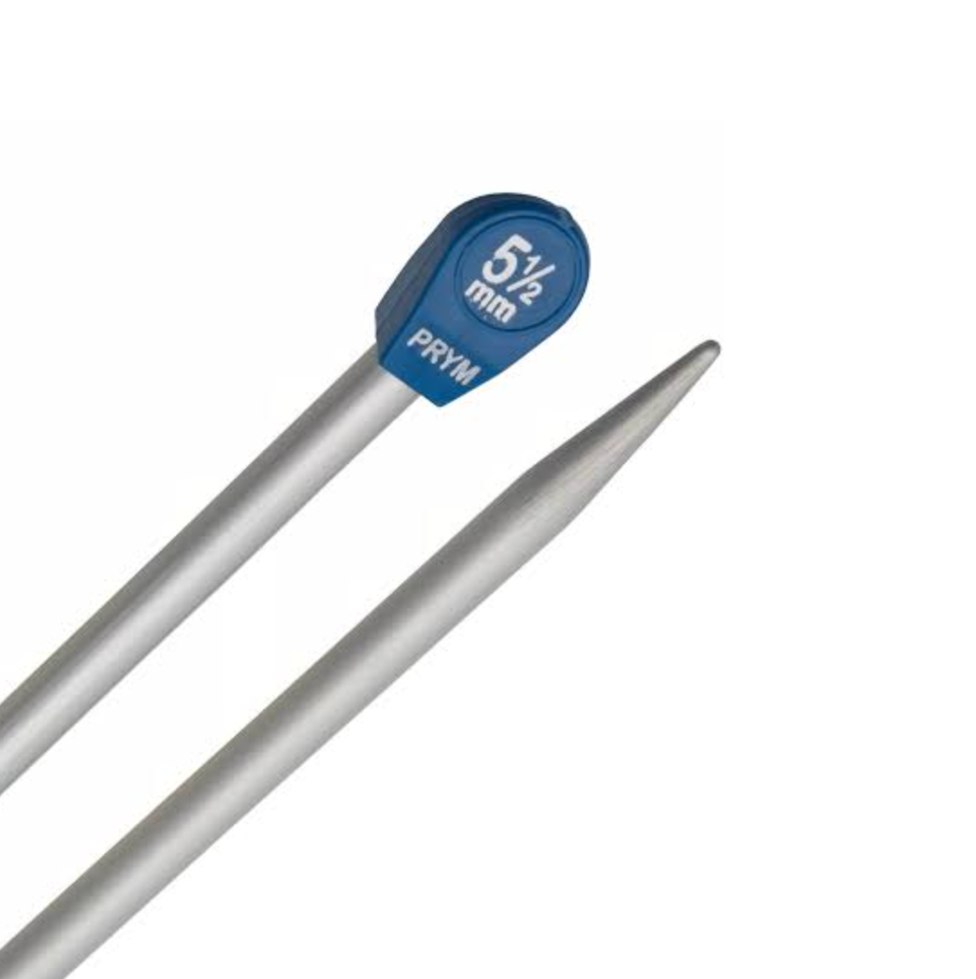 Aiguilles à Tricoter Aluminium 5,5mm 40cm