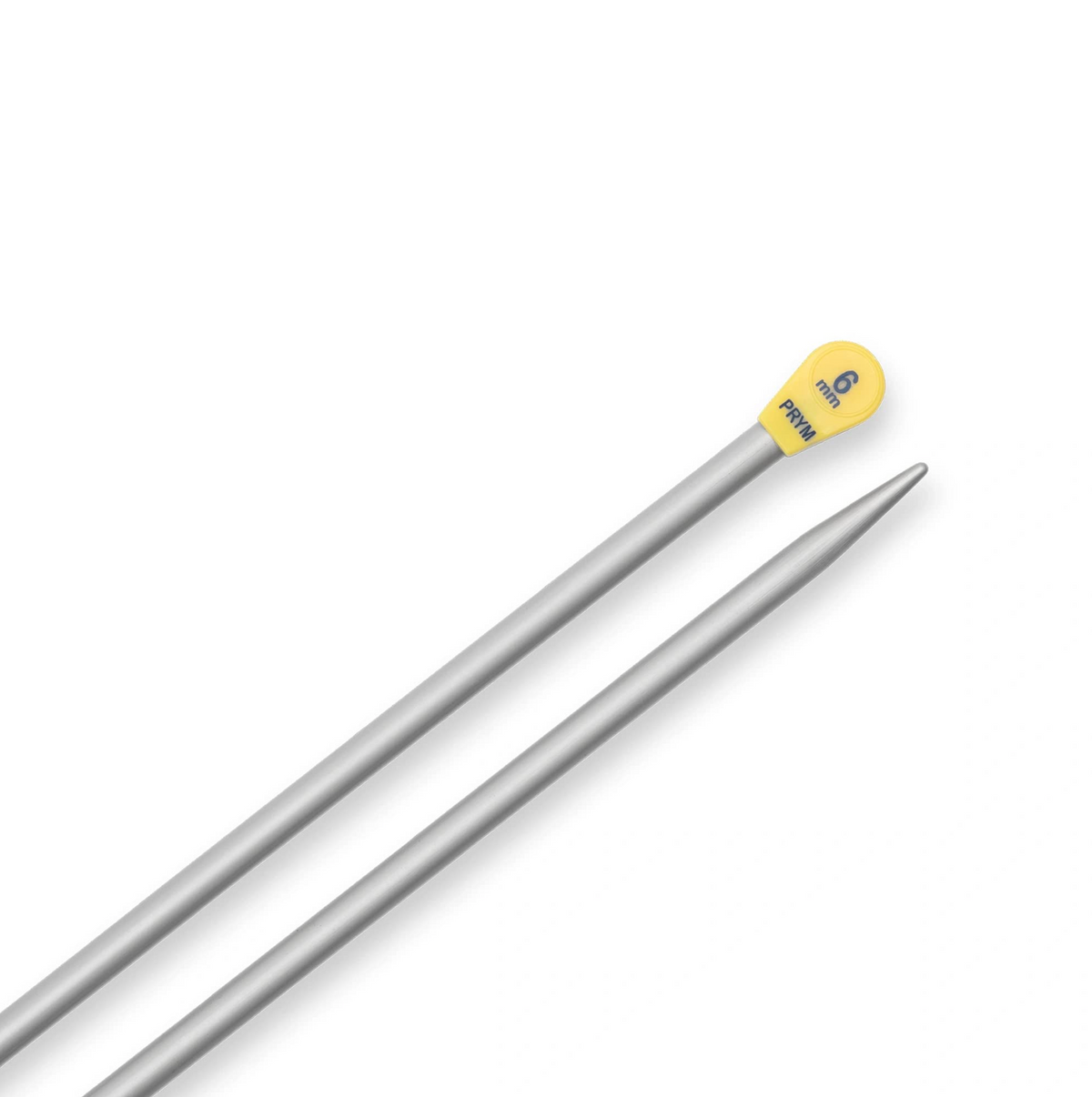 Aiguilles à Tricoter Aluminium 6mm 40cm