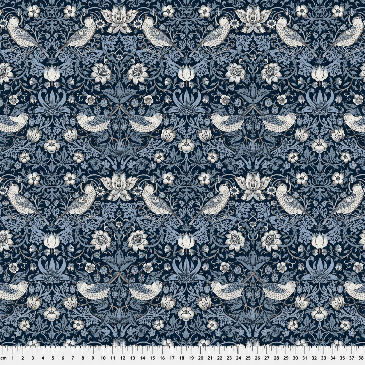 Tissu patchwork Mille et Un Tissus indigo coton premium