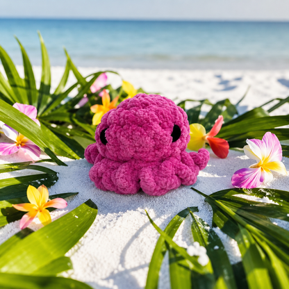 Mini Pieuvre Crochet Fait Main