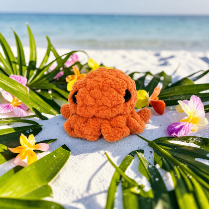Mini Pieuvre Crochet Fait Main