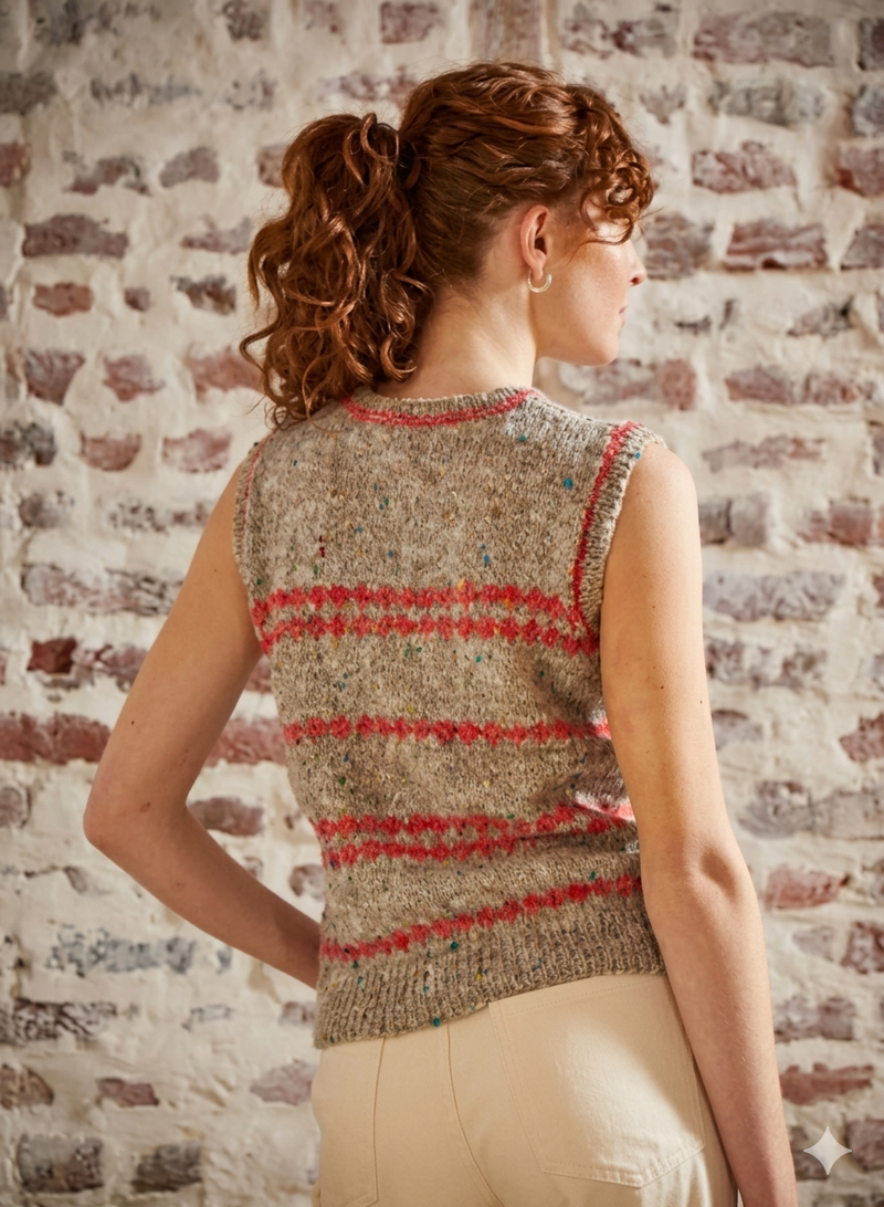 Débardeur Jacquard M6408