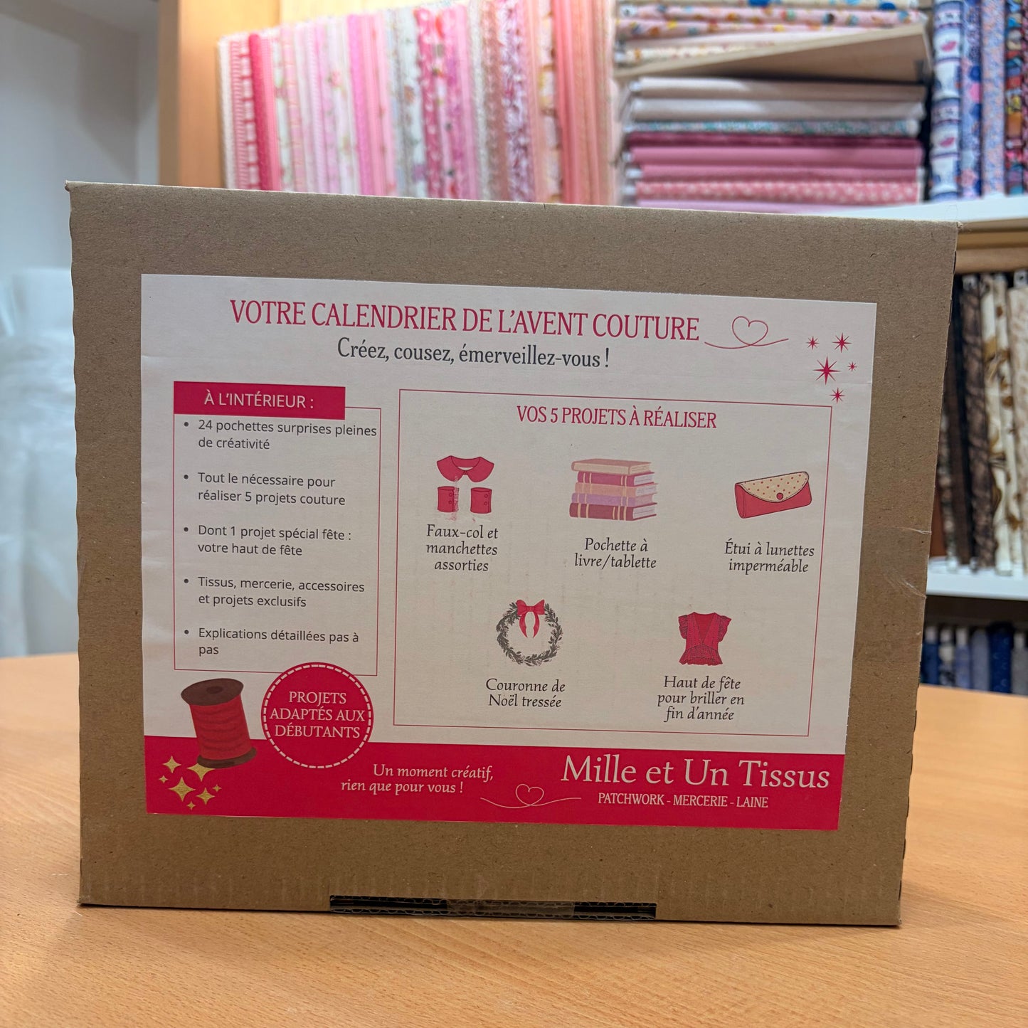 Calendrier de l'Avent Couture - Mille et Un Tissus