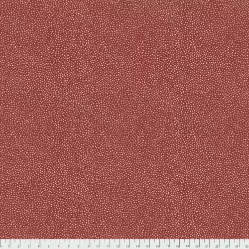 Tissu Patchwork Point d'Algue Red