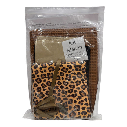 Kit Couture Manon - 2 Pochons Assortis - Caramel ou Marron