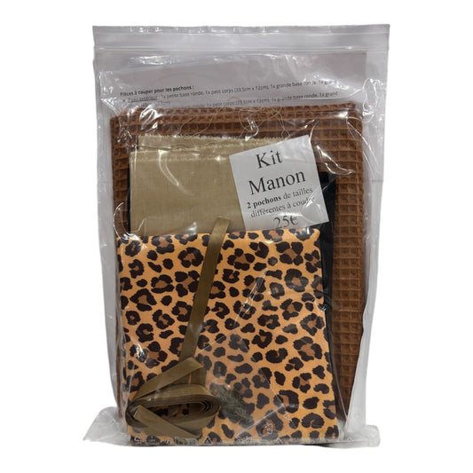 Kit Couture Manon - 2 Pochons Assortis - Caramel ou Marron