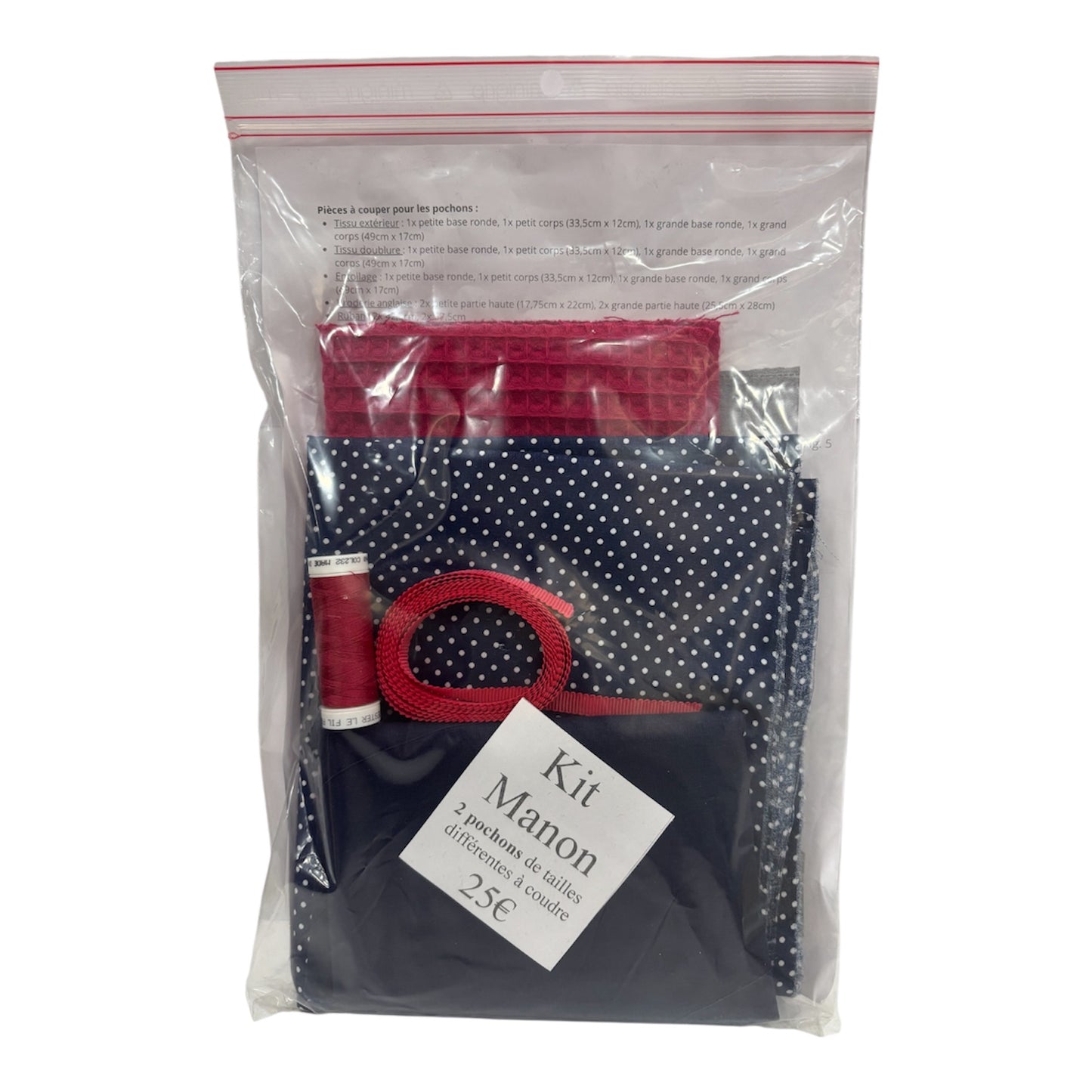 Kit Couture Manon - 2 Pochons Assortis - Rose