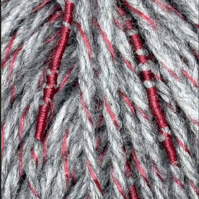 Pelote de laine Bonnie Bergère de France, fil fantaisie aux reflets satinés et métallisés, 50g 125m