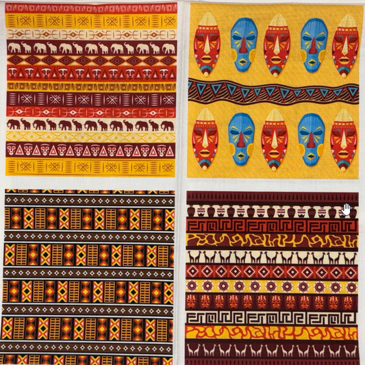 Panneaux carrés Inspiration Africaine 3