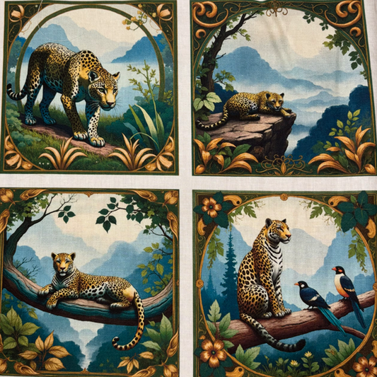 Panneaux carrés Léopard