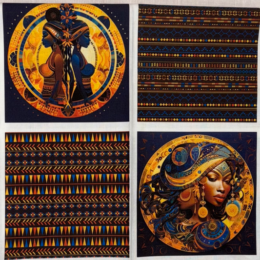 Panneaux carrés Inspiration Africaine 4