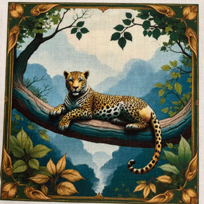 Panneaux carrés Léopard