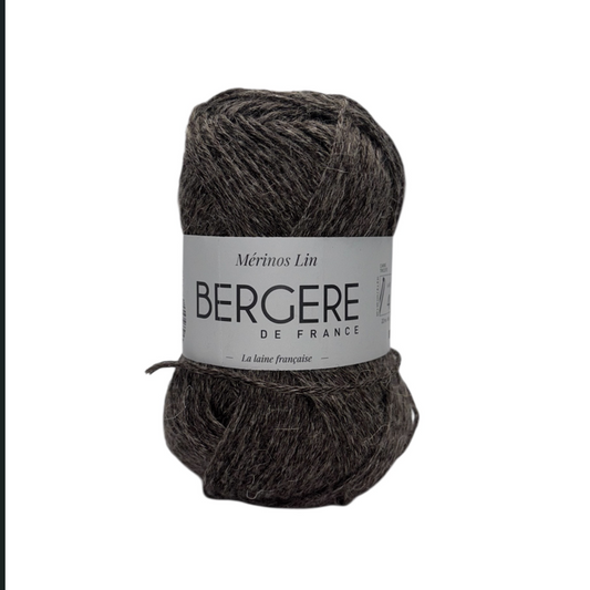 Merinos Lin Cacao Bergère de France