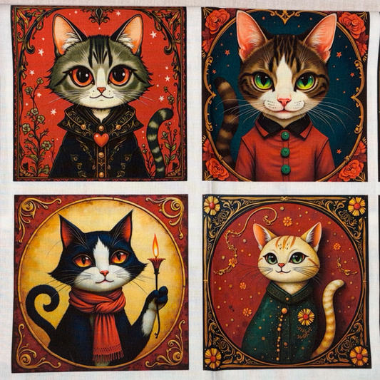 Panneaux carrés Chats 3