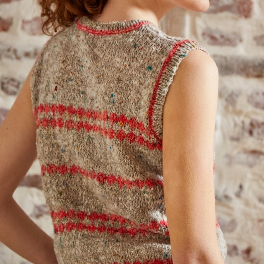 Patron Débardeur jacquard M6408