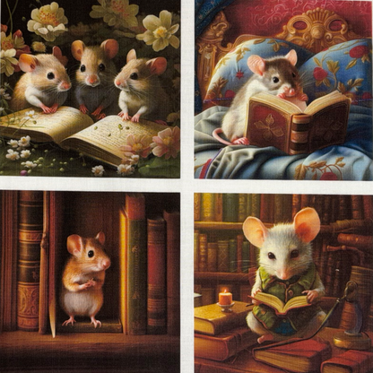 Panneaux carrés Souris