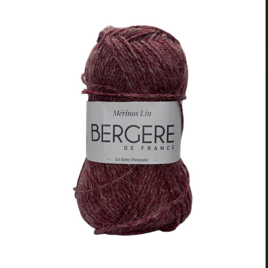 Merinos Lin Pourpre Bergère de France