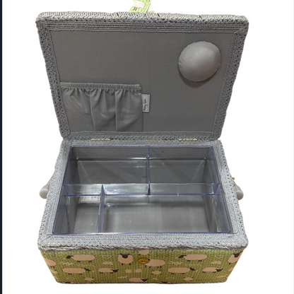 Boîte de couture Hobby Gift – Motif moutons