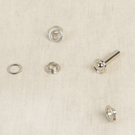 Oeillet + outil 10mm - argent