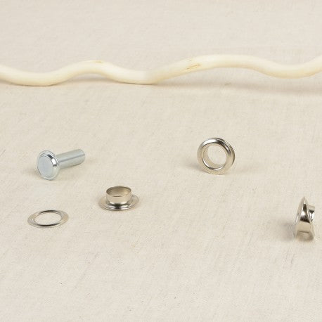 Oeillet + outil 15mm - argent