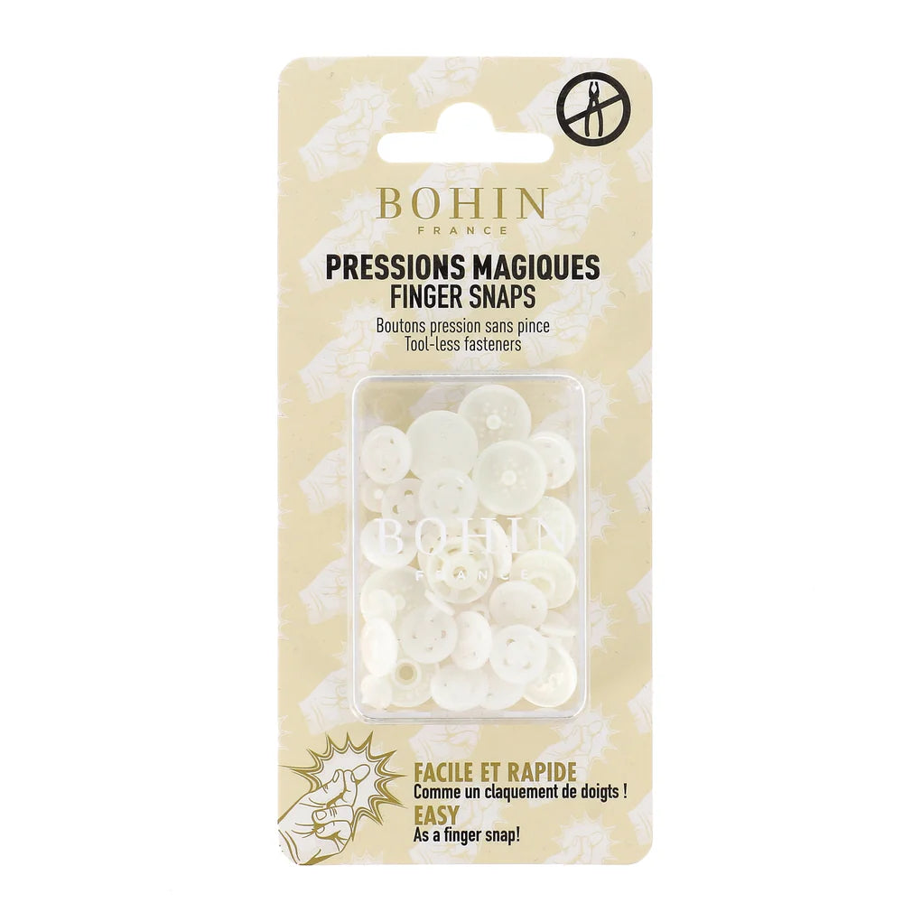 Pression magiques 13mm - blanc