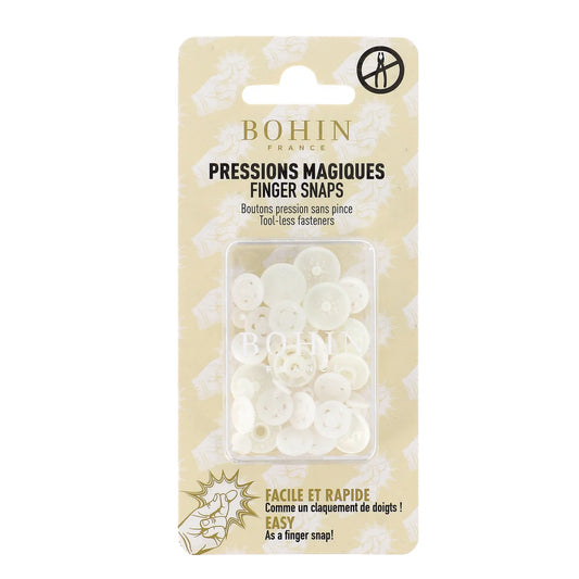 Pression magiques 13mm - blanc